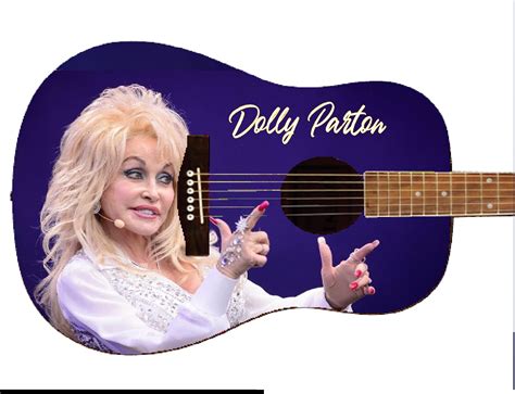 Dolly Parton Custom Guitar | Zion Graphic Collectibles