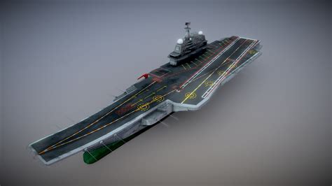 Shandong Aircraft Carrier (Type 002) - Buy Royalty Free 3D model by ...