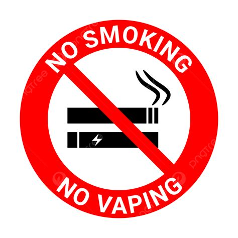 No Smoking Vaping Sign PNG Transparent Images Free Download