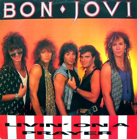 Bon Jovi – Livin' On A Prayer – Vinyl (12", 45 RPM + 2 more), 1986 ...