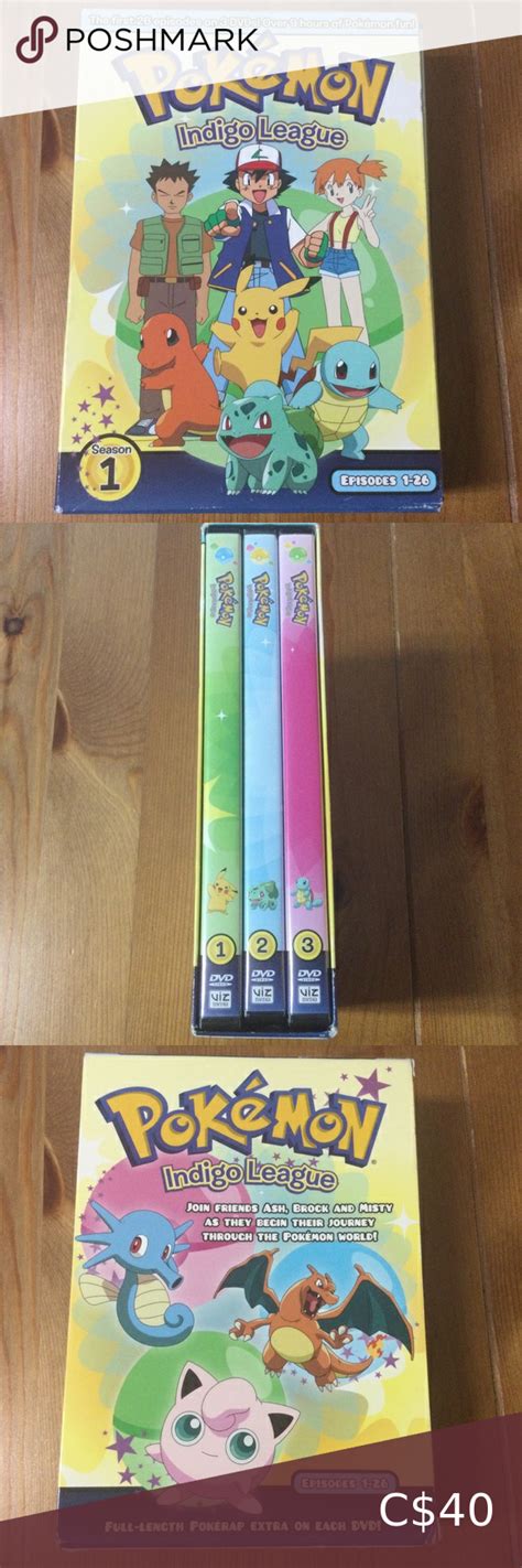 Pokemon: Indigo League - The Complete Collection DVD Boxed Set Episodes ...