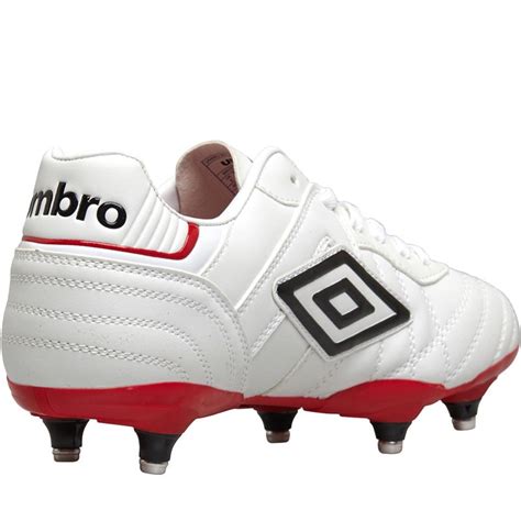 Buy Umbro Mens Speciali Eternal Club SG Football Boots White/Black/Vermillion