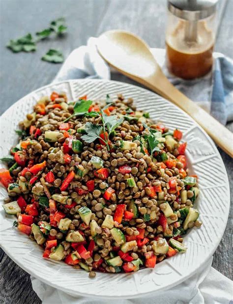 Balsamic Lentil Salad - Destination Delish