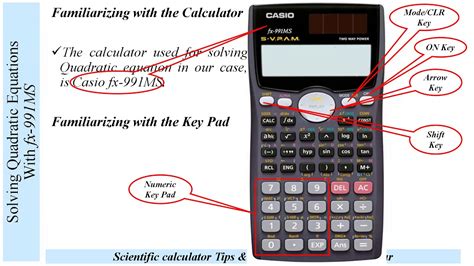 Solving Quadratic Equation Using Scientific Calculator - YouTube