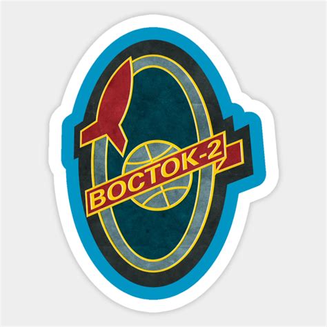 Vostok-2 Mission patch - Space - Sticker | TeePublic