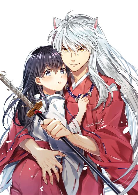 Inukag, autor nartista, inuyasha, kagome, HD phone wallpaper | Peakpx