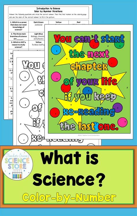 What is Science? Color-by-Number | Engaging science lessons, What is ...