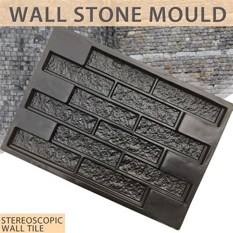 DIY Wall Stone Mould Garden Brick Path Stepping Pavement Mold Concrete Cement | Walmart Canada