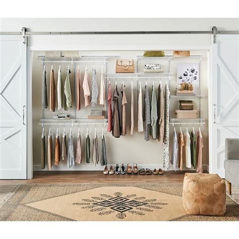 ClosetMaid ShelfTrack 5-ft to 8-ft x 12-in White Wire Closet Kit in the Wire Closet Systems ...