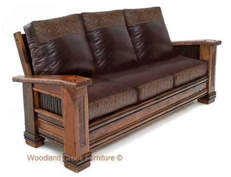 Cabin Sofa, Rustic Barn Wood Couch, Reclaimed Wood | Cabin sofa, Wooden ...