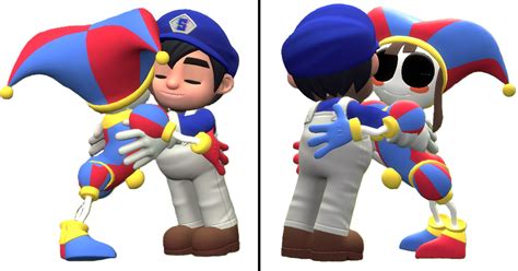 SMG4 and Pomni are hugging each other! Cute ngl by erikass878112 on ...