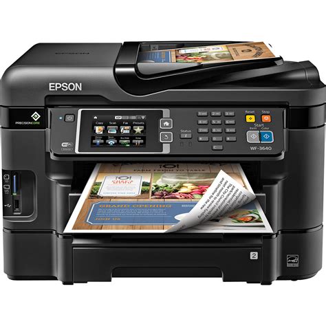 Epson WorkForce WF-3640 Wireless Color All-in-One C11CD16201 B&H