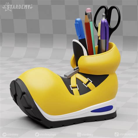 3D file sora shoes pen holder kingdom hearts 🖊️・3D print design to download・Cults