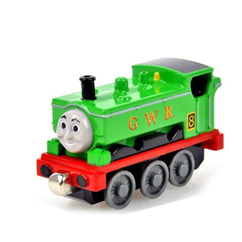 x087 Classic scarce Diecast Magnetic THOMAS and friend duck The Tank Engine take along train ...