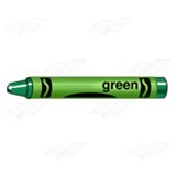Abeka | Clip Art | Crayon—green