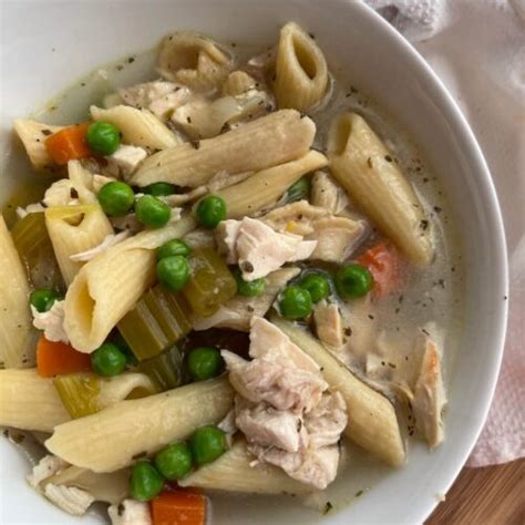 Low Sodium Chicken Noodle Soup - A One Pot Wonder - The Heart Dietitian