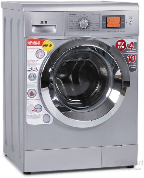 IFB 7 kg Fully Automatic Front Load Washing Machine Silver Price in ...