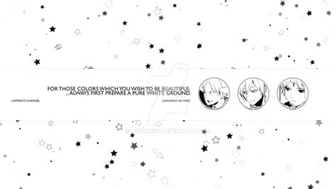 White Youtube banner by LopmoNify on DeviantArt