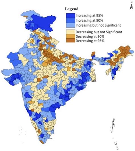 Changing rainfall patterns in India are posing a threat to food and water security