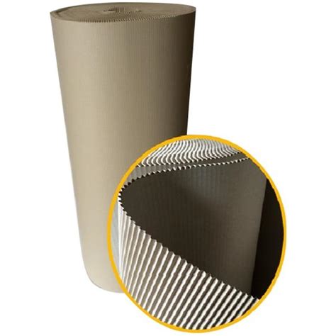 Corrugated Single Face Cardboard Roll B Flute 3mm 1800mm x 75m | OfficeMax NZ