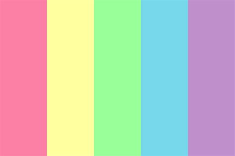 Forever Pastel Rainbow Color Palette