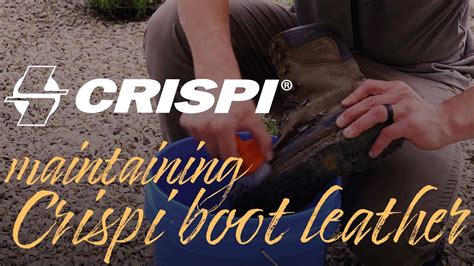 Maintaining Leather Crispi Boots - YouTube