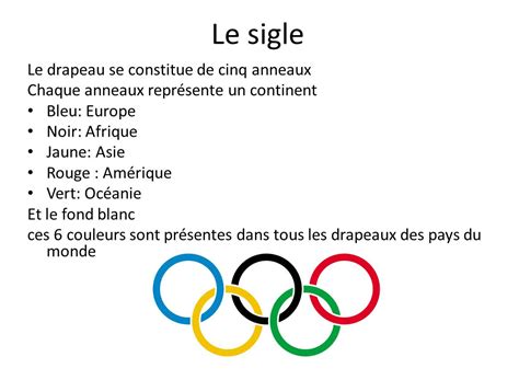 Que Signifie La Couleur Des Différents Cercles Des Jeux Olympiques - Couleurs 2023