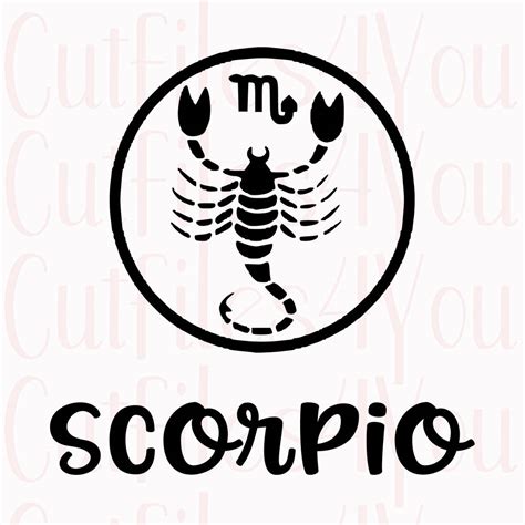 Scorpio SVG Zodiac Signs Astrological sign svg Horoscope | Etsy