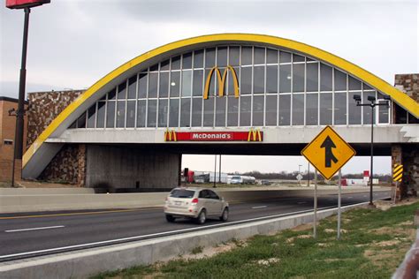 McDonald's | Unusual McDonald's built over the highway in Ok… | Flickr