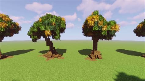 Minecraft Custom Tree Schematic Download (8 Different trees) - YouTube