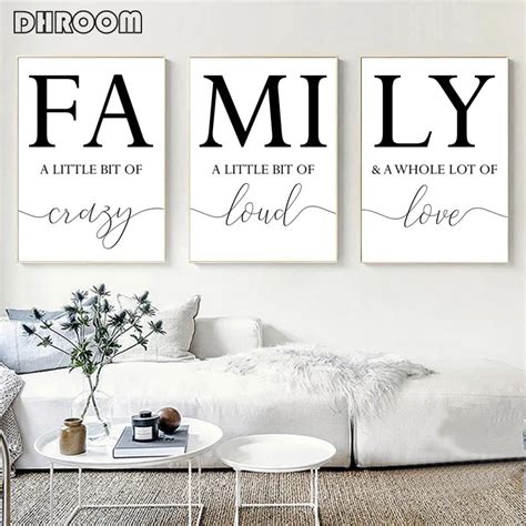 Family-Sign-Wall-Decor-Family-A-Little-Bit-of-Crazy-Print-Quotes-Wall ...