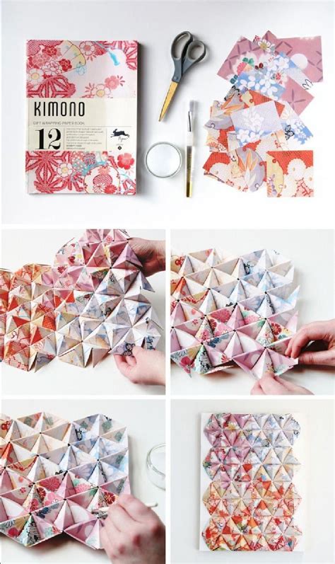 This DIY 3-D origami wall art is perfect for decorating the bedroom, office, or living room ...