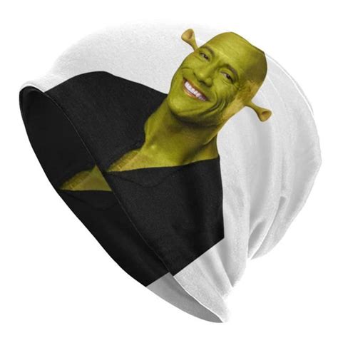 Cursed Dwayne the Rock Johnson Shrek Meme Beanie Hat - Etsy Israel