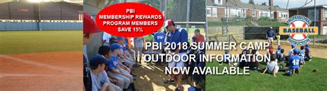 Outdoor Summer Camp – Professional Baseball Instruction