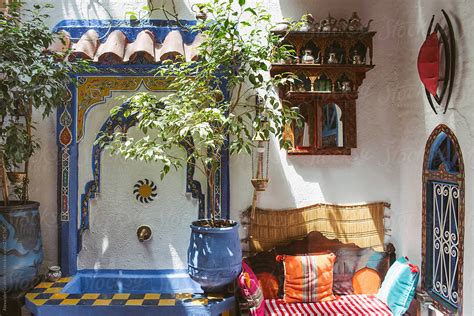 "Traditional Moroccan House Interior." by Stocksy Contributor ...