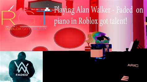 Faded on roblox piano in Roblox got talent - YouTube