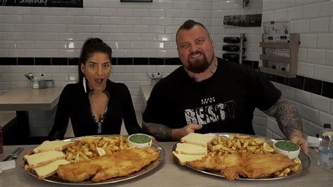 Food Challenge Vs Worlds Strongest Man EDDIE HALL! | Fish 'n' Chips ...