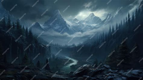 Premium AI Image | Jotunheim Realm of the Giants Of The Fantasy Norse Mythology And Viking ...