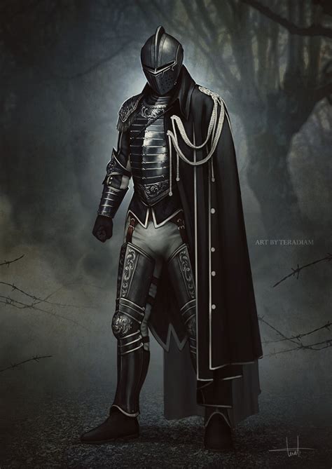 ArtStation - Wilhelm, Captain of the Black Knights - Character concept art, Teresa Ramos ...