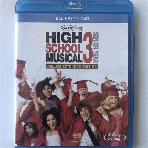 High School Musical 3 Blu-ray Movie (Deluxe Extended Edition, Blu-ray ...