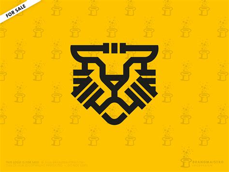 Tiger Head Logo (for sale) by Brandmaistro on Dribbble