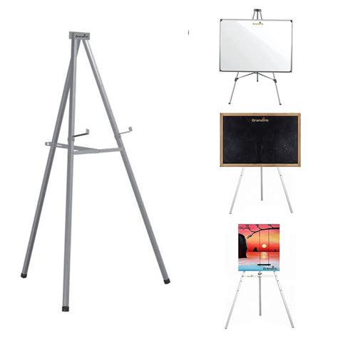 Buy Grandink® 5 FT Heavy Duty Folding Easel Stand for White Board | Black Board| Notice Board ...