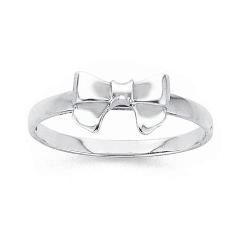 Sterling Silver Bow Ring | Bow ring, Silver bow, Silver