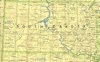 South Dakota Elevation Map