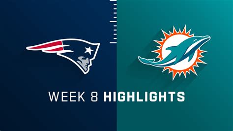 New England Patriots vs. Miami Dolphins highlights | Week 8