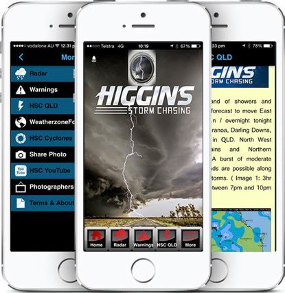 Higgins Storm Chasing App - Higgins Storm Chasing