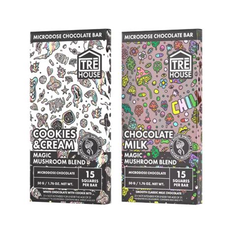 Tre House Magic Mushroom Microdose Chocolate Bar – TenVape