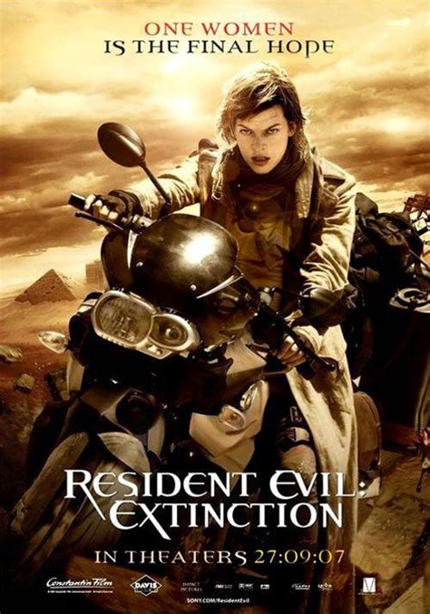 Resident Evil Extinction Movie Poster