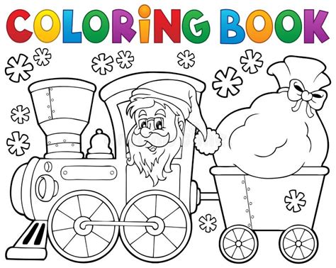 Printable Christmas Train Coloring Pages