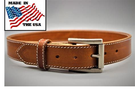 Leather Belt Full Grain Leather Belt Brown Leather Belt - Etsy